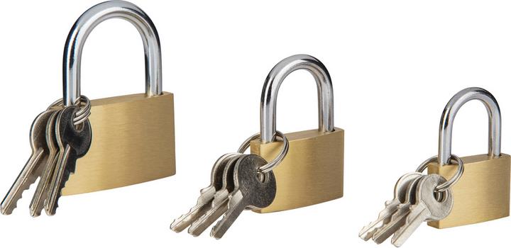 Actual product image Mannesmann Locker set 3 pcs (25,30+40 mm) SB