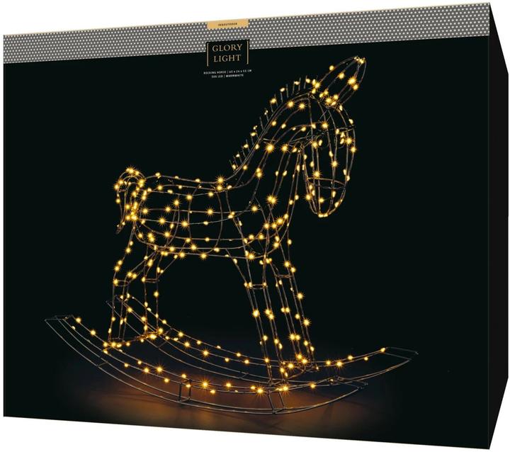 Produktbild STT LED-Figur Pferd, 65 cm, Schwarz