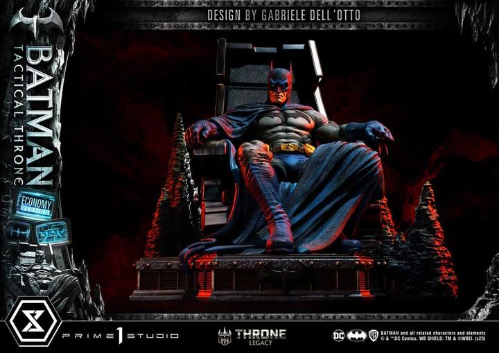 Actual product image Prime 1 Studio DC Comics statuette 1/3 Throne Legacy Collection Batman Tactical Throne Economy Version 46 cm