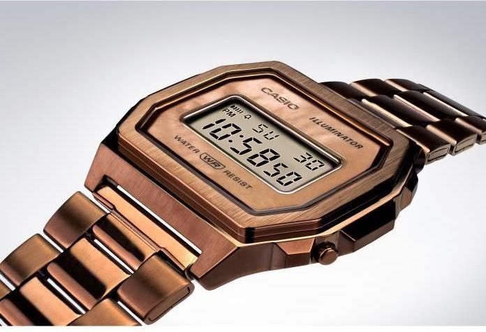 Actual product image Casio Vintage A1000rg-5ef (Digital watch, 39.60 mm)
