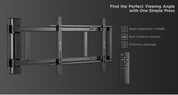 Image du produit equip Support pivotant motorisé pour TV (Mur, 75", 50 kg)