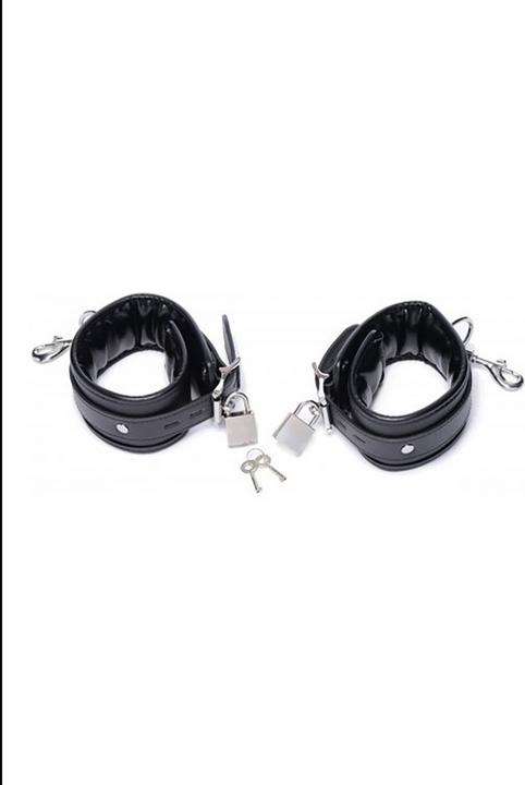 Actual product image Master Series Squat Anal Impaler with Spreader Bar and Cuffs