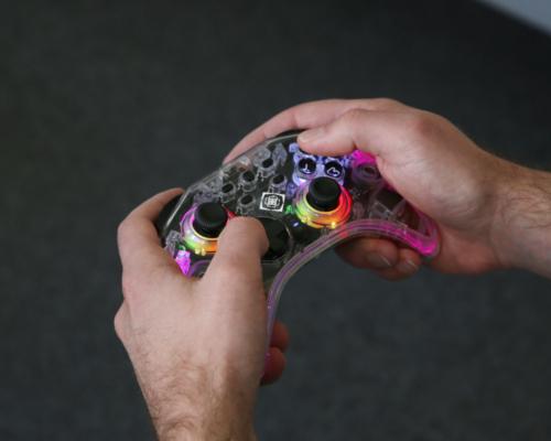 Immagine prodotto Deltaco Gaming Trasparente (Switch, Switch OLED, PC, Android, iOS)