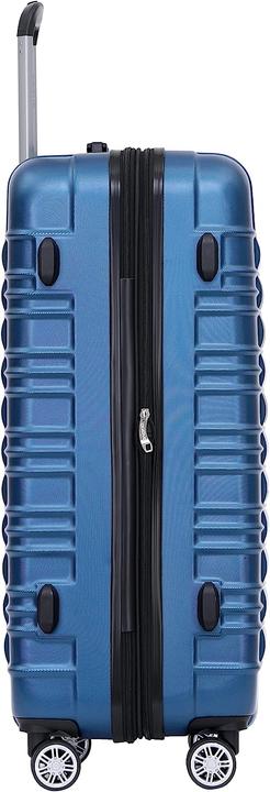 Actual product image Beibye Hard Shell Suitcase Blue Set (115 l, M (50 - 90l), L (90 - 115l), XL (from 140l))
