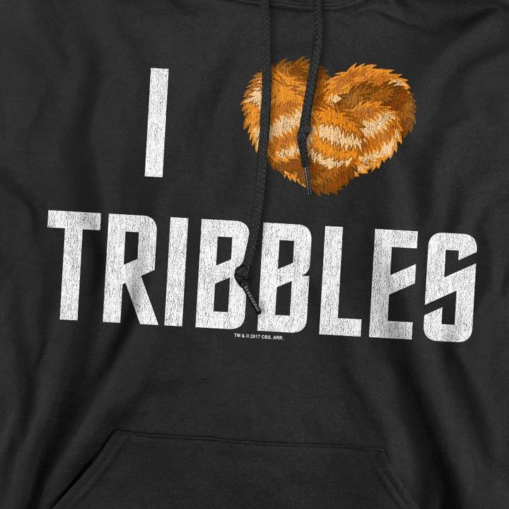 Immagine prodotto I Heart Tribbles Felpa con Cappuccio Uomo (L)