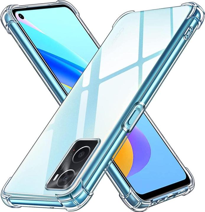 Screenguard Oppo A96 4G Hülle Crystal Soft Airbag Bumper (Oppo A96)