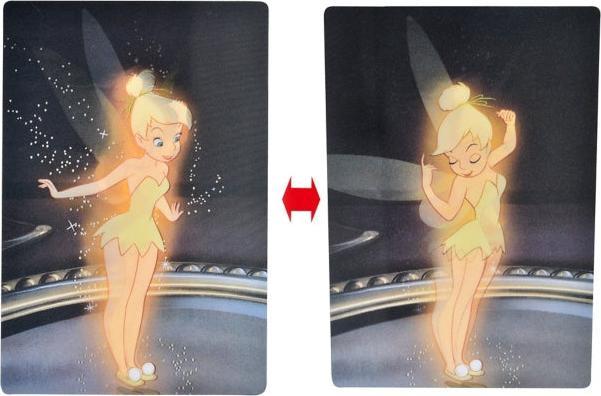 Actual product image Disney Tinkerbell postcard above the mirror lenticular (1 pcs.)