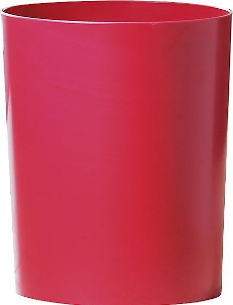 Actual product image Zwingo Safety paper bin with aluminium insert, capacity 13 l, Ø 245 mm, bordeaux. (13 l)