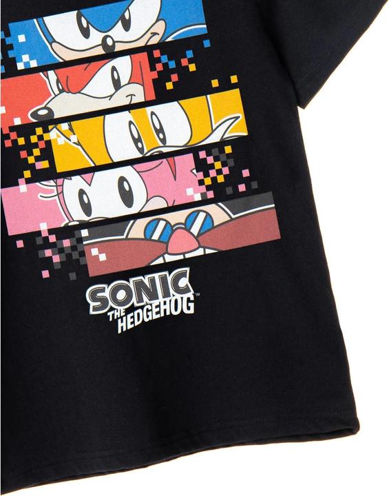 Immagine prodotto Sonic The Hedgehog Maglietta Pixel Ragazzi (158, 164)