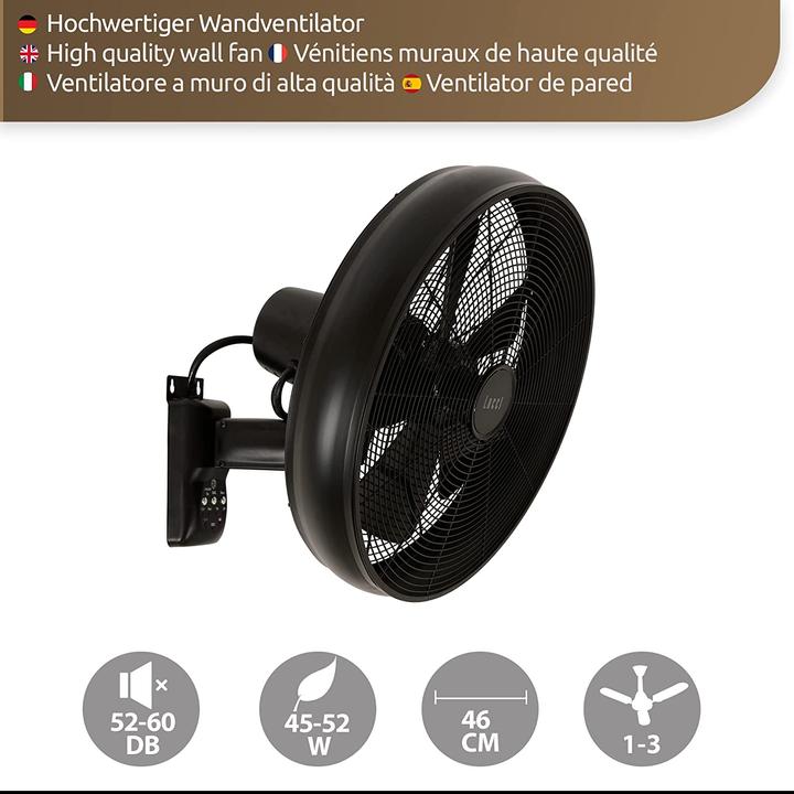 Produktbild EMZ Wandventilator mit Fernbedienung (60 dB)
