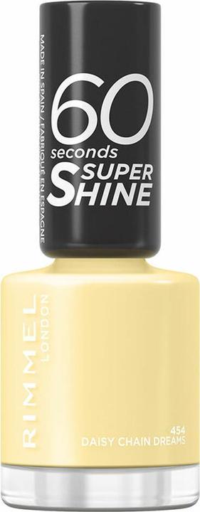 Produktbild Rimmel London Rimmel - 60 Seconds Super Shine - Nail polish 8 ml 454 Daisy Chain Dreams (454 Daisy chain dreams, Farblack)