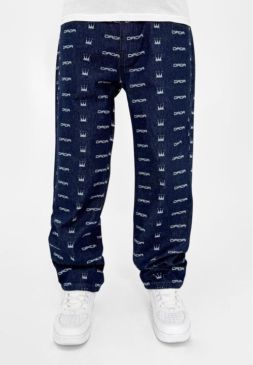 Actual product image Dada Supreme All Over Loose Fit Jeans - 179919 (36)