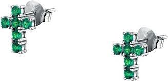 Morellato - Matching Silver Tesori Cross Earrings SAIW218