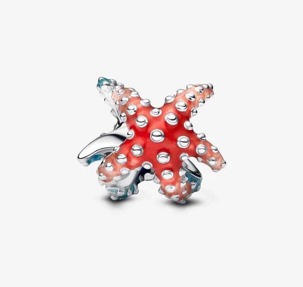 Produktbild Pandora Bunter Seestern-Mini-Charm (Emaille)