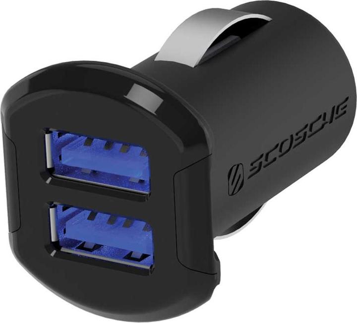 Immagine prodotto Scosche reVOLT 12W + 12W doppia USB Caricabatterie da auto, iPad