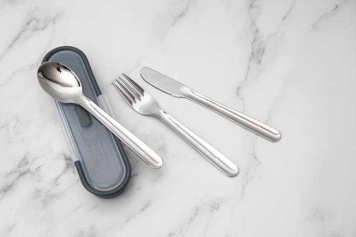 Immagine prodotto Built Set di posate in tre pezzi con custodia portatile