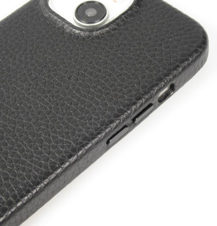 Image du produit PhoneLook Coque Cuir de veau luxe grainé intégral avec boutons métalliques et MagSafe (Apple iPhone 15)