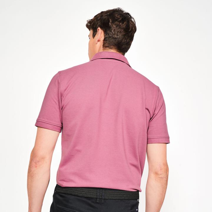 Actual product image Inesis Herren Golf Poloshirt kurzarm Baumwolle - MW500 rost (4XL)