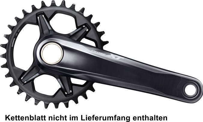Productafbeelding Shimano Crankstel XT FC-M8120 165 mm zonder kettingblad CL: 55 mm (165 mm)
