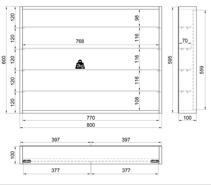 Actual product image VCM Mandosa (80 x 10 cm)