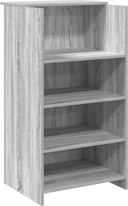 Produktbild VidaXL Empfangstheke Grau Sonoma 55x50x103,5 cm Holzwerkstoff Empfangstresen