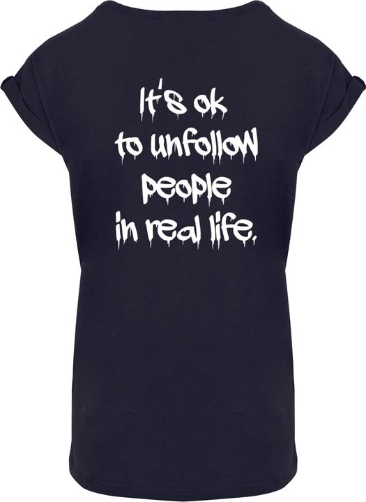 Image du produit Merchcode Ladies Unfollow Extended Shoulder Tee - 111691 (L)