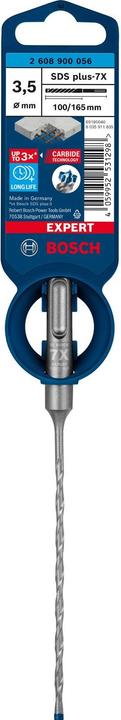 Actual product image Bosch Professional Zubehör Expert SDS plus-7X hammer drill, 3.5 x 100 x 165 mm (3.5 millimetres)