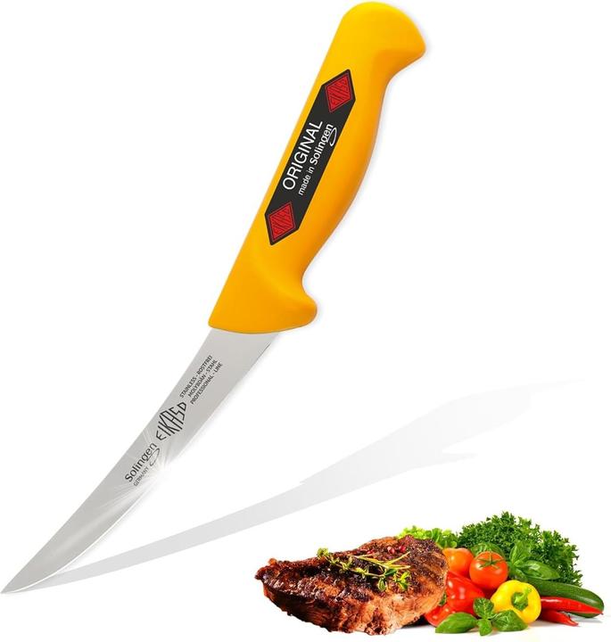 Jaguar Gebogenes Ausbeinmesser mit flexibler Klinge (13 cm)