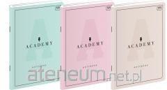Actual product image Interdruk A4/60K chequered notebook Academy Pastel (5 pieces) (A4, Checked)