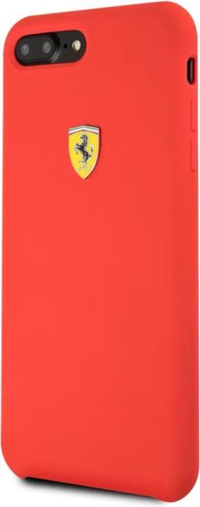 Actual product image Ferrari iPhone 7 Plus / 8 Plus – Scuderia Silikon-Case, Rot (Apple iPhone 7 Plus, Apple iPhone 8 Plus)