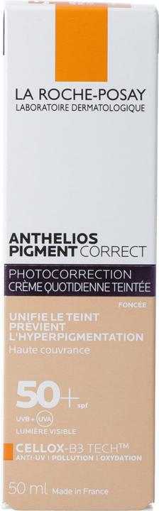 Image du produit La Roche Posay Anthelios Pigment Correct (Crème solaire visage, SPF 50+, 50 ml, 107 g)
