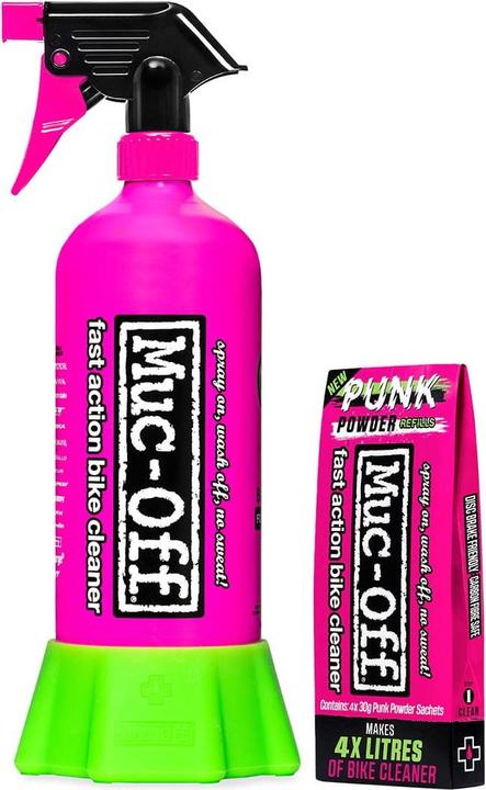 Muc-Off Punk Powder + Bottle (500 ml, Nettoyant pour vélo, Ensemble de soins)
