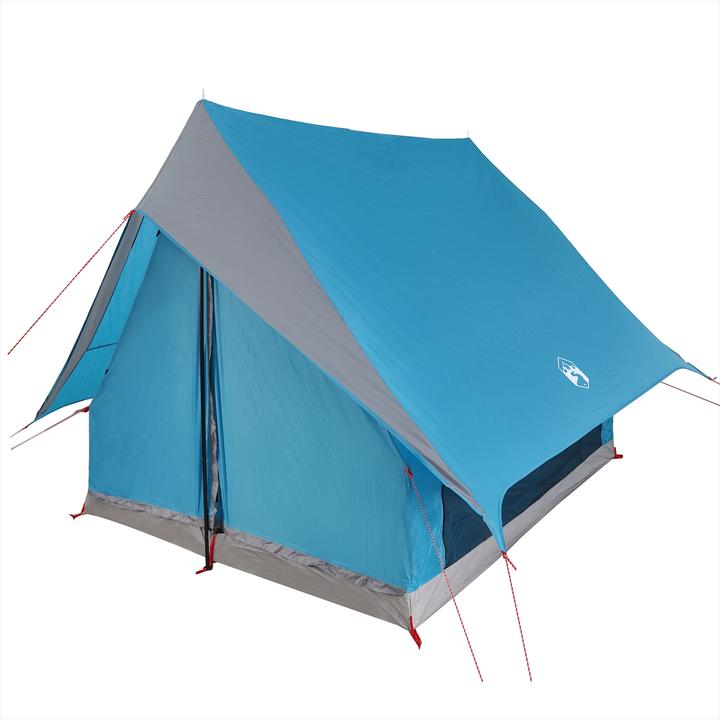 VidaXL Camping-Zelt A-Frame 3-Personen Blau Wasserfest (3 Personen)