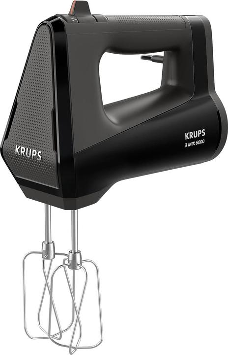 Actual product image Krups 3MIX 6000 GN6028 hand mixer 600 Watt black (600 W)