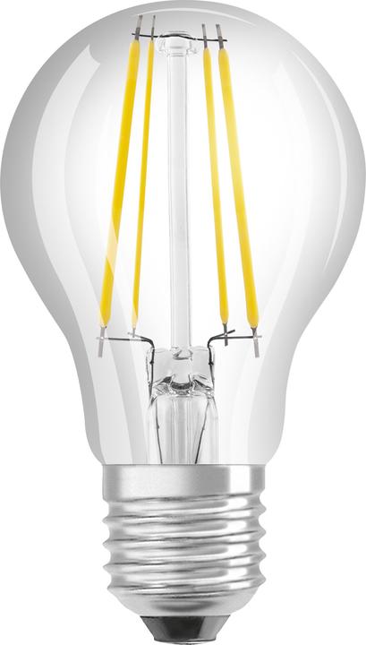 Image du produit Osram AMPOULES LED CLASSE ÉNERGIE A CLASSIC A 60 CL 4 W/3000 K E27 FIL (E27, 4 W, 806 lm, 1 x, A)