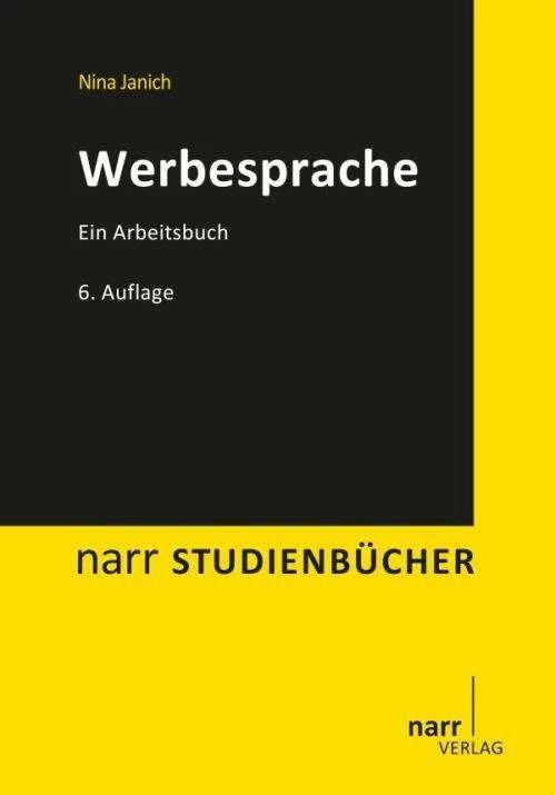 Produktbild Werbesprache (Deutsch, Nina Janich, 2013)
