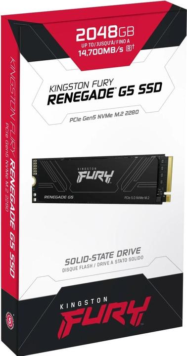Immagine prodotto Kingston FURY Renegade G5 (2000 GB, M.2 2280)