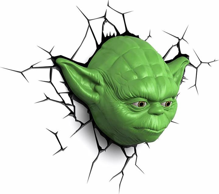 Produktbild 3DLightFX Star Wars - Yoda - 3D LED Leuchte 21 cm