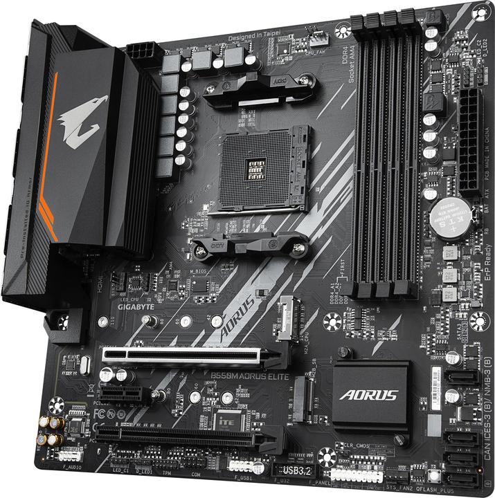 Produktbild Gigabyte B550M AORUS ELITE (AM4, AMD B550, mATX)