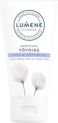 Actual product image Lumene Klassikko Restoring Night Cream for all Skin Types 50ml 1.7 Fl.Oz. (50 ml, Night cream)