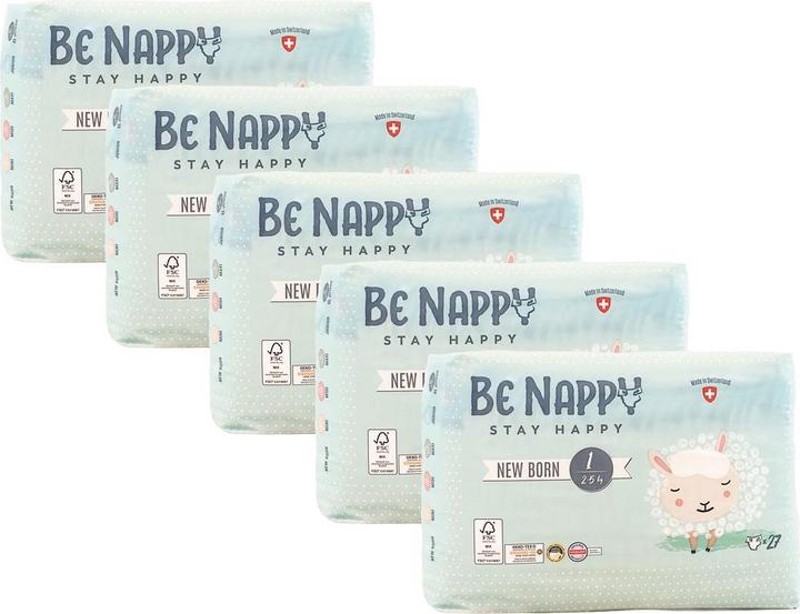 Produktbild Be Nappy Windel (Gr. 1, 135 Stück)