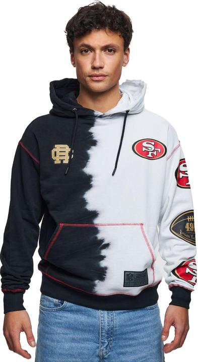 Immagine prodotto Recovered Felpa con cappuccio in pile Re:covered - INK DYE San Francisco 49ers - L (L)