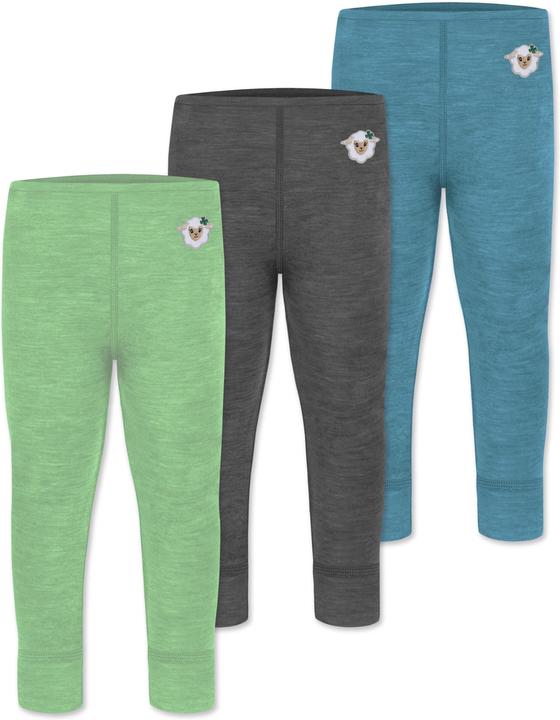Actual product image Normani 3-pack baby merino trousers pants "Tihoi" - 9509 (56)