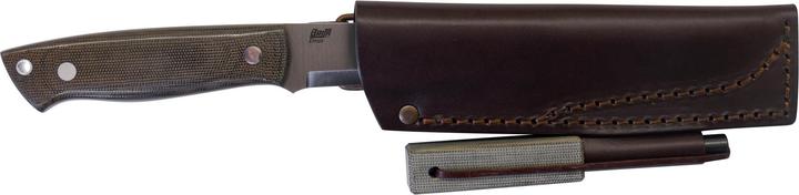 Image du produit Brisa Trapper 95 Elmax Green Micarta Scandi Firesteel (9.50 cm)