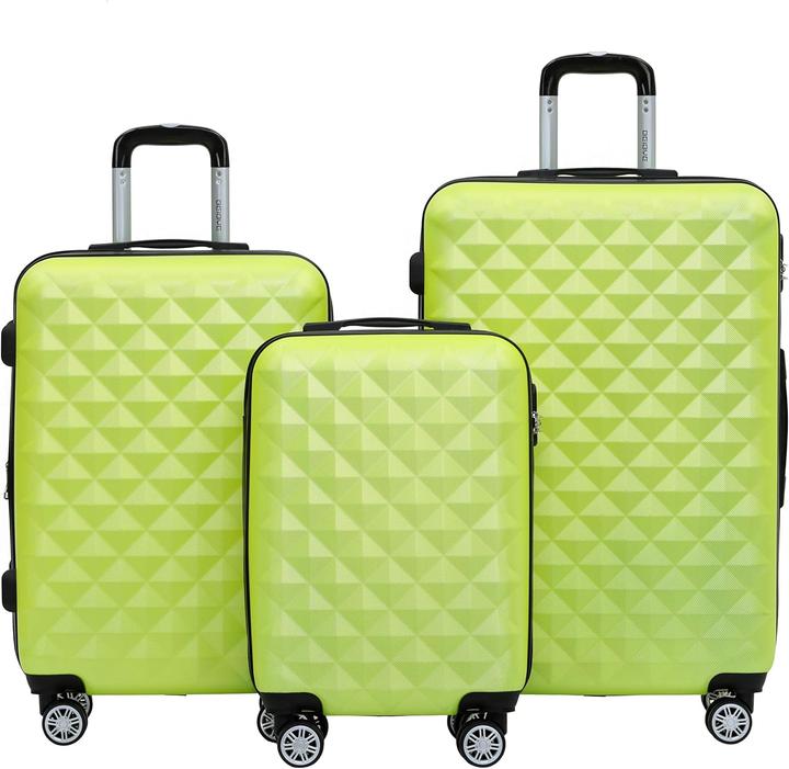 Beibye 3-teiliges Kofferset (115 l, Hand luggage (up to 50 litres), M (50 - 90l), L (90 - 115l))