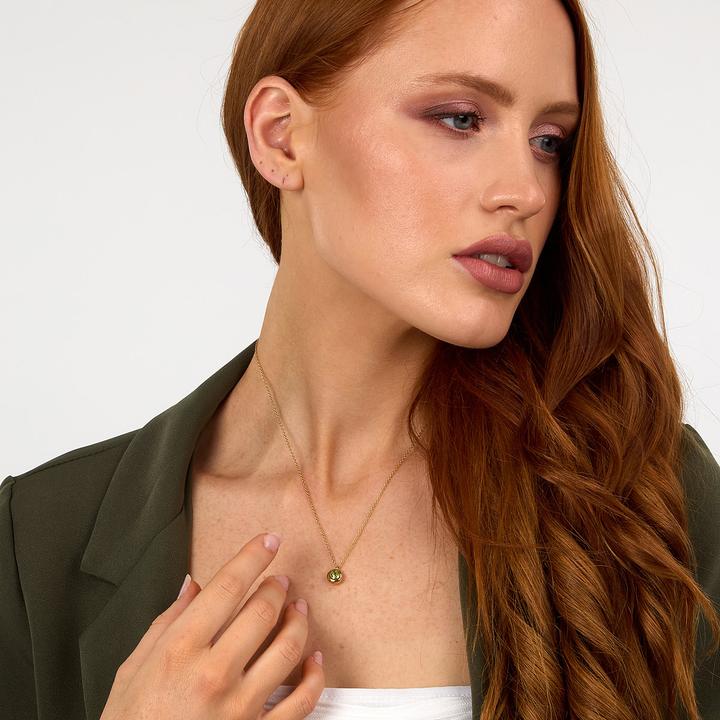 Produktbild Morellato - Charming Gold Plated Necklace with Semipreziose Peridot SAXN05 (Silber 925)