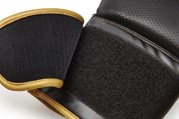 Actual product image Reebok Boxing Gloves 16oz Gold/Black (16 OZ)