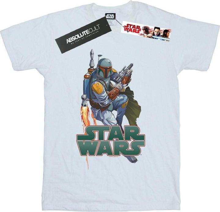 Star Wars Boba Fett Fired Up TShirt (XXL)