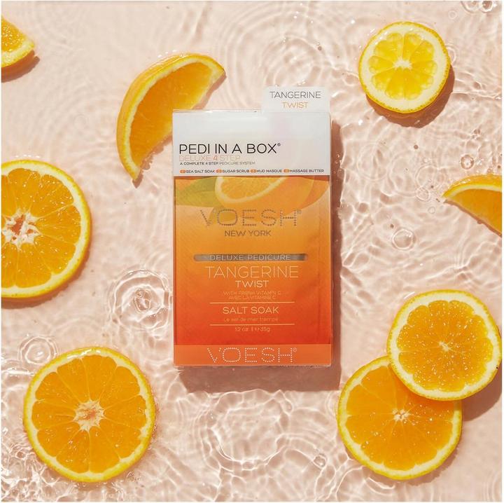 Image du produit Voesh Pedi Tangerine Twist (Crème et gel pour les pieds, Masque de pied, Bain de pieds)