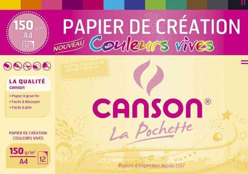 Actual product image Canson Clay paper in folder, DIN A4, 150 g/sqm (150 g/m², 12 x, A4)